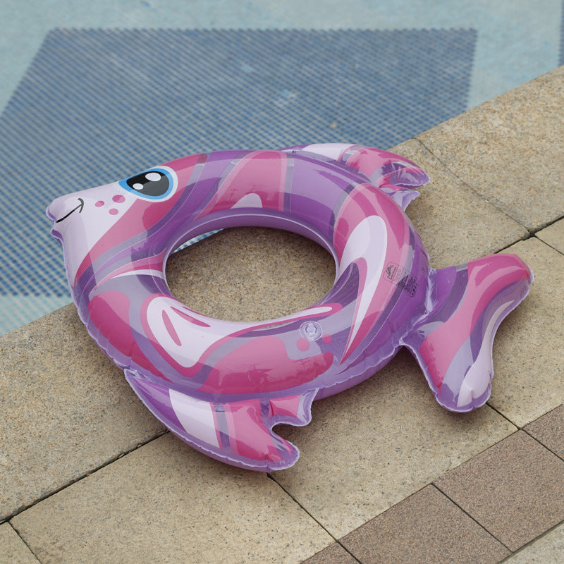 Children's thickened swimming ring wings outdoor water inflatable toy swimming ring