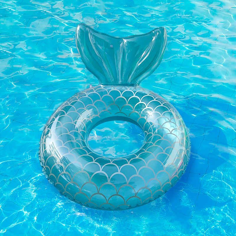 New double air bag swimming ring for adults thickened men and women Internet celebrity inflatable lifebuoy water park large swimming ring