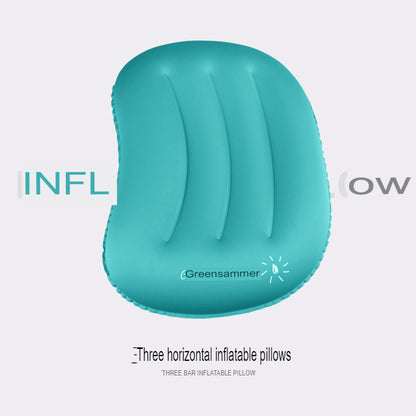 ultra-light sleeping pillow TPU leisure office lunch break outdoor inflatable cushion neck pillow car inflatable waist pillow