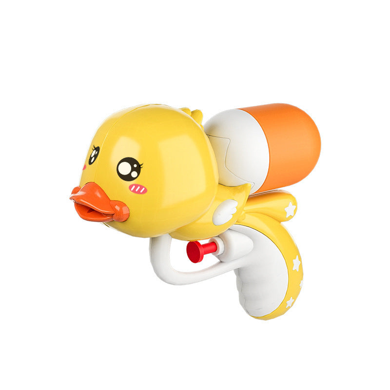 Douyin popular little yellow duck bath toy bathroom spray gun infant shower toy