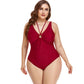 solid color one-piece briefs conservatively cover the belly and make you look thin new swimsuit