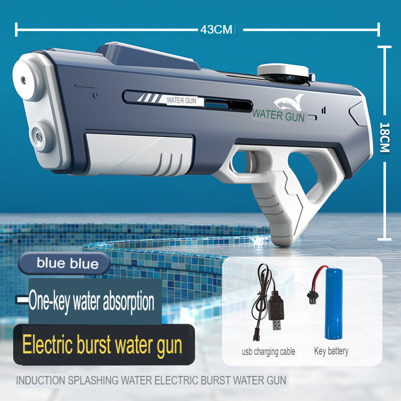 high-pressure large-capacity hand-operated self-priming water gun for children beach rafting and water fight electric water gun