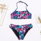 Kids Girls Swimwear Swimsuits 7-16 Years Ruffle Bikini Set