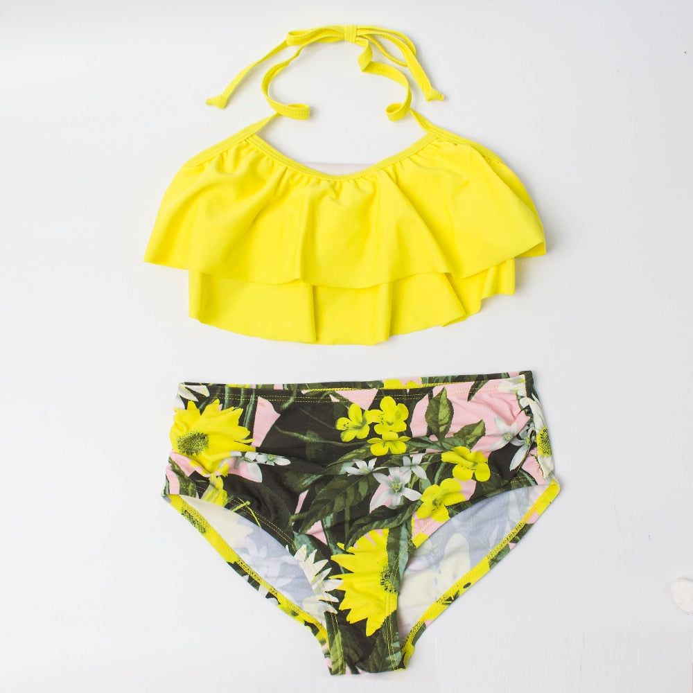 Kids Girls Multi Style Bikini Set Printed Summer Swimwear