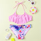 Kids Girls Printed Summer Swimsuit Swimwear Beachwear