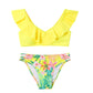 Kids Girls Printed Summer Swimsuit Swimwear Beachwear