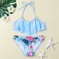 Kids Girls Printed Summer Swimsuit Swimwear Beachwear