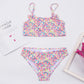 Kids Girls Multi Style Bikini Set Printed Summer Swimwear