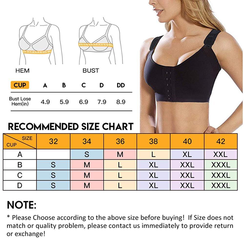 Women Bras Seamless Padded Push Up Post-Surgery Bra