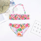 Kids Girls Bikini New Summer  Swimwear Print Children Bikinis set