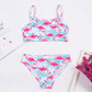 Kids Girls Multi Style Bikini Set Printed Summer Swimwear