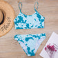 Kids Girls Summer Swimsuit  Floral Printed two Piece Bikini Set