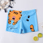 Boys Swim Trunks With Swimming Cap Cartoon Print Kids Beach Short Dinosaur Swimsuit