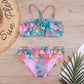 Kids Girls Bikini New Summer  Swimwear Print Children Bikinis set