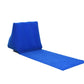 Outdoor travel inflatable triangle cushion fashion casual PVC flocked triangle beach cushion lawn cushion