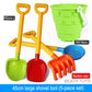 Beach toy set large sand shovel tool baby sand play parent-child interaction beach sand shovel hourglass