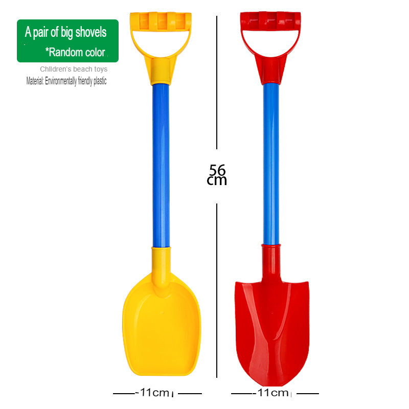 Beach toys large sand shovel children play in the water sand digging tools sand rake play snow shovel thickened plastic shovel