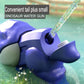 children's manual Q-cute dinosaur cartoon water gun can open its mouth to draw water and play with water toys street stall