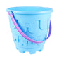 Children's beach toy set baby digging and playing with sand tools thickened castle bucket large shovel bucket plastic neutral