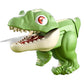 children's manual Q-cute dinosaur cartoon water gun can open its mouth to draw water and play with water toys street stall