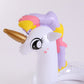 New children's unicorn happy wave ordinary PVC cartoon swimming ring pvc double layer