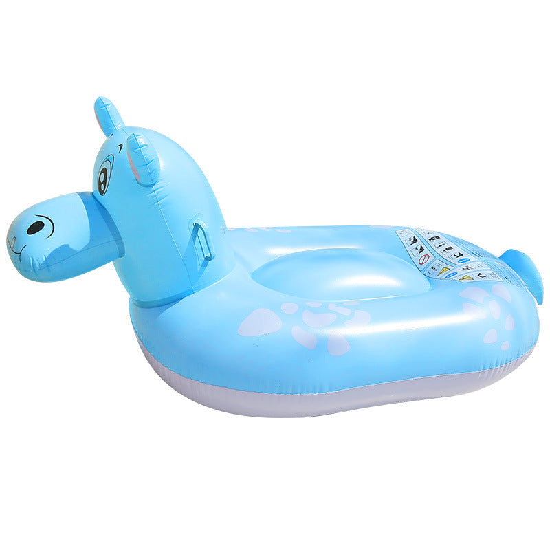 New inflatable alpaca float dinosaur water float wholesale large animal mount hippopotamus inflatable deck chair float