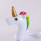 New children's unicorn happy wave ordinary PVC cartoon swimming ring pvc double layer