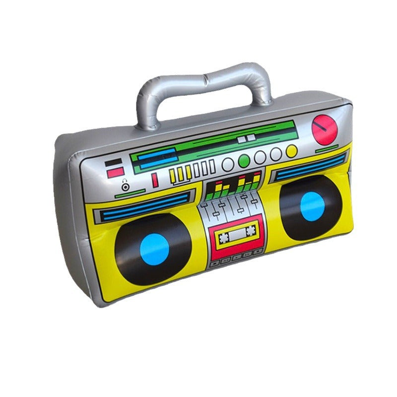 inflatable radio toy PVC inflatable musical instrument party thickened children's toy event props