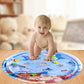 Baby crawling pad, large round shark inflatable pad, environmentally friendly pvc air cushion