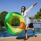 new fruit back swimming ring PVC thickened adult swimming ring large size with handle armpit floating ring