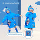 Children's raincoat for boys and girls, kindergarten, dinosaur raincoat and poncho, cute cloak style school bag, elementary school