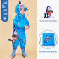 Children's raincoat for boys and girls, kindergarten, dinosaur raincoat and poncho, cute cloak style school bag, elementary school