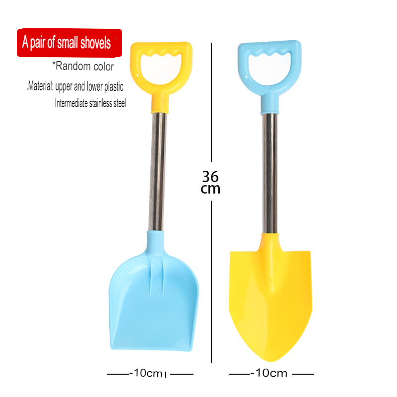 Beach toys large sand shovel children play in the water sand digging tools sand rake play snow shovel thickened plastic shovel