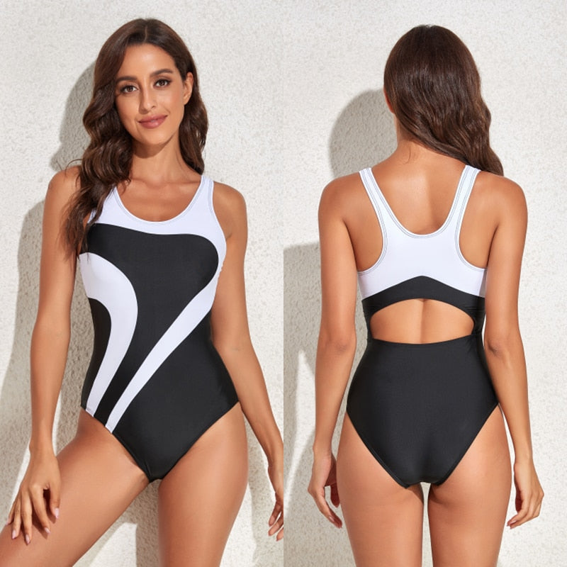 Women Sport One-piece Swimming Suit for Women