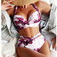 Women Print Swimsuits Push Up Bikini Swimwear Beach Wear