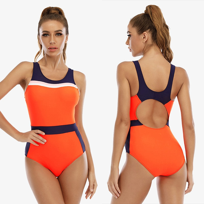 Women Sport One-piece Swimming Suit for Women