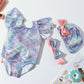 Kids Girls Big Bow Swimwear Summer Swimsuit