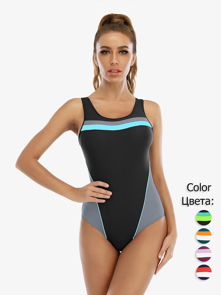 Women Sport One-piece Swimming Suit for Women