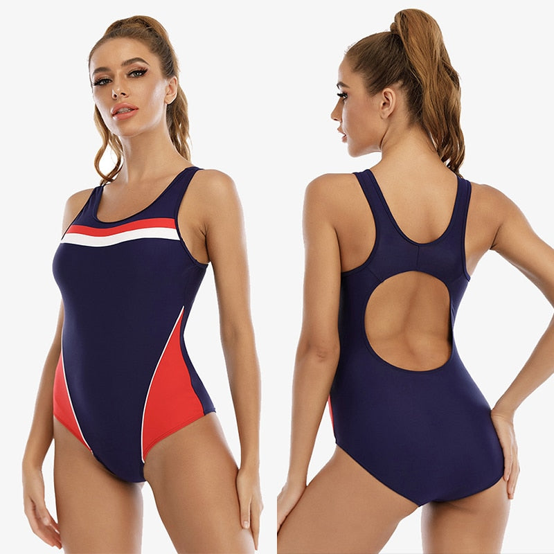 Women Sport One-piece Swimming Suit for Women