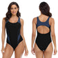 Women One Piece Sports Rashguard Summer Beachwear Racerback Bathing Suits