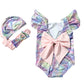 Kids Girls Big Bow Swimwear Summer Swimsuit