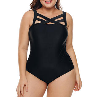 Women Multi Strap Relaxing Bathing One Piece Swimwear - C7482USW