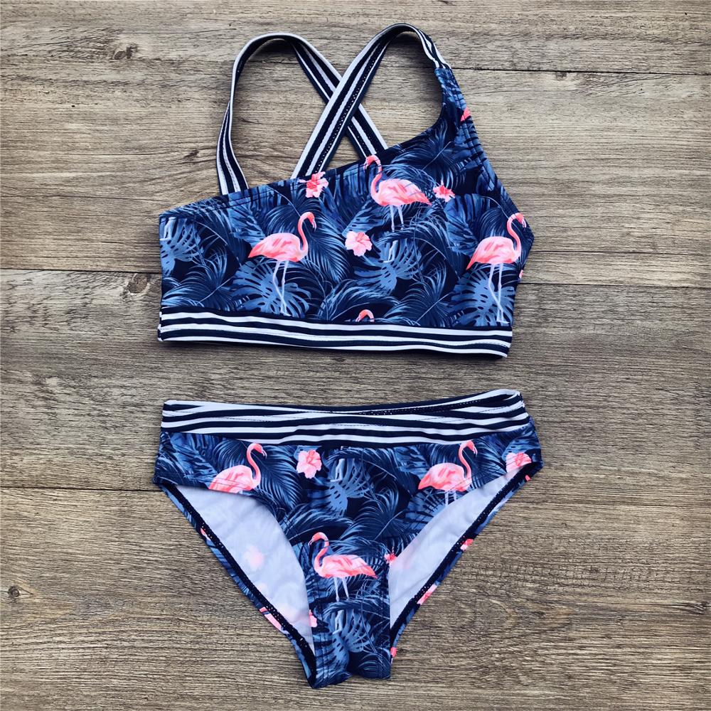 Kids Girls Multi Style Bikini Set Printed Summer Swimwear