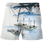 Men's 3d Print Beach Casual Summer Swimming Shorts