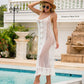 Women Summer Mesh Cover Up Skirt Dress Chiffon Sarong Swimwear Beach Dress Swimwear