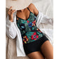 Large Swimsuits Plus Size Tankini Sets Female Swimwear Beach Wear Two-Piece Bathing Suit Sports Pool Women's Swimming Suit