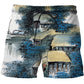 Men's 3d Print Beach Casual Summer Swimming Shorts