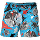 New Men's swimming trunks 3d printed Cartoon shark swimming shorts beach running shorts surfing swimsuit beach pants