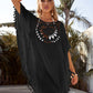 Women  Bikini Cover Up with Fringe Trim Women  Hollow Tunic Beach Dress