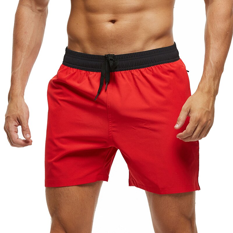 Men Summer  Shorts Gym Trunks Adjustable Waist Fitness Bodybuilding Jogging Workout